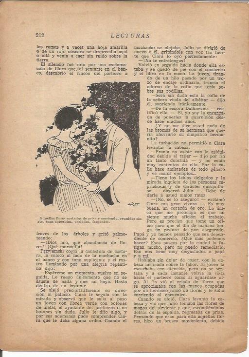 LAMINA 27186: Idilio Roto, dibujo de Miret