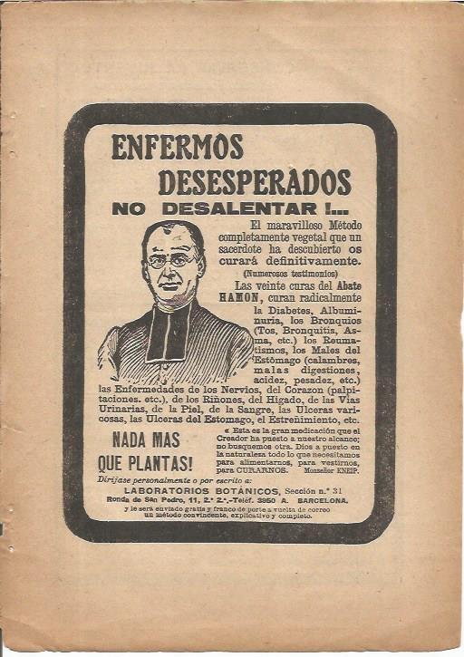 LAMINA 27190: Publicidad de Laboratorios Botanicos de Barcelona