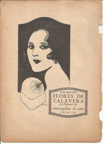 LAMINA 27146: Publicidad de cosmetica Flores de Talavera
