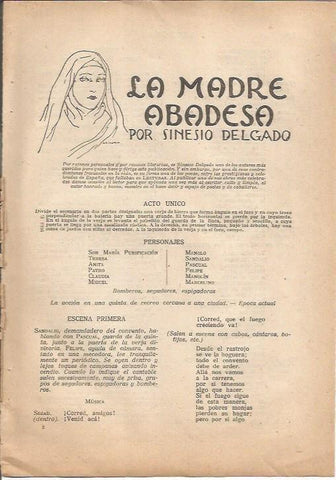 LAMINA 27162: Ilustracion para La madre abadesa