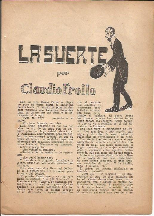 LAMINA 27156: Ilustracion para La suerte de Claudio Frollo