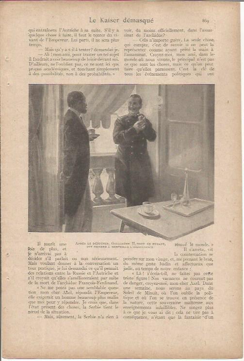 LAMINA 27222: Guillermo II de Alemania fumando