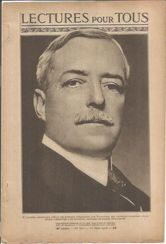 LAMINA 27231: M. Lansing, Secretario de Estado de Estados Unidos