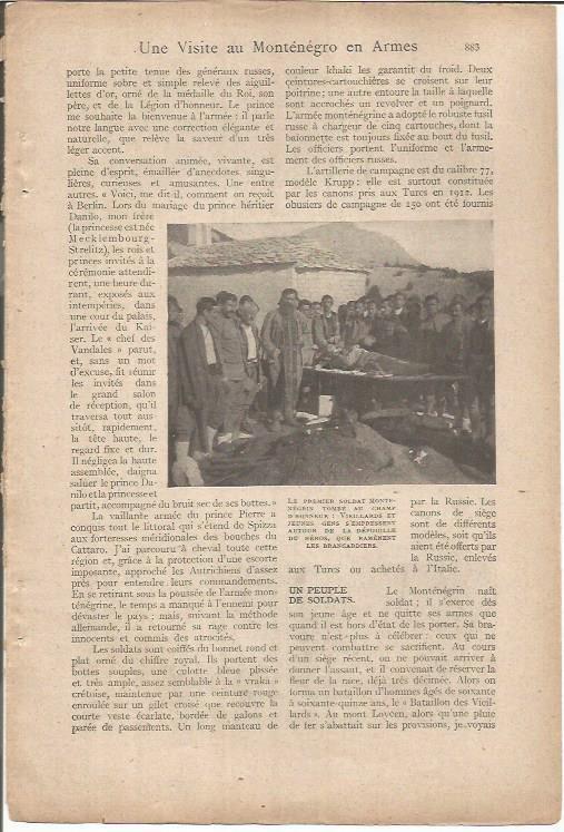 LAMINA 27228: Primer soldado muerto de Montenegro