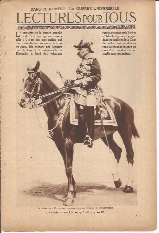 LAMINA 27198: El mariscal Kitchener, ministro ingles de la guerra