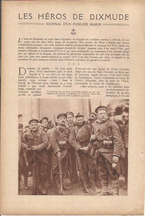 LAMINA 27213: Marinos en Dixmude