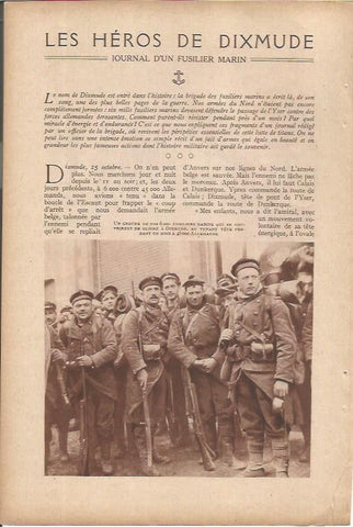 LAMINA 27213: Marinos en Dixmude