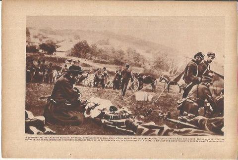 LAMINA 27204: Campo de batalla en la Primera Guerra Mundial