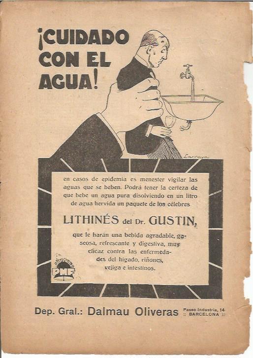 LAMINA 27335: Publicidad de Lithines del Dr. Gustin