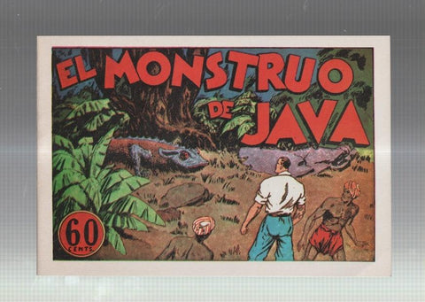 Facsimil: Juan Centella coleccion Audaz: El monstruo de Java
