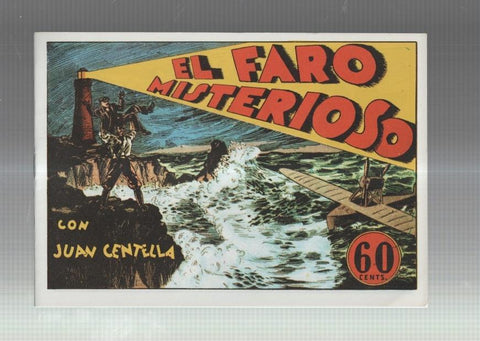 Facsimil: Juan Centella coleccion Audaz: El faro misterioso