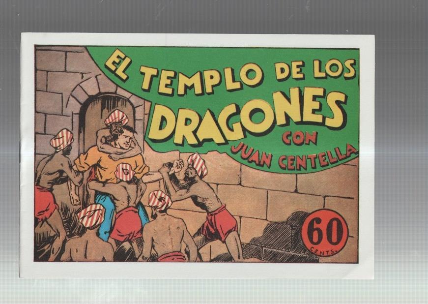Facsimil: Juan Centella coleccion Audaz: El templo de los dragones