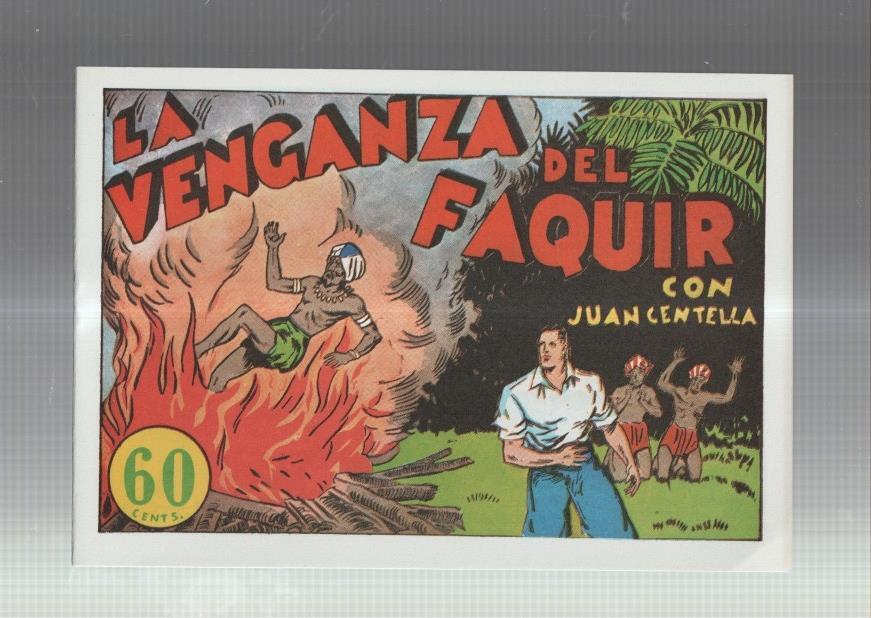 Facsimil: Juan Centella coleccion Audaz: La venganza del faquir