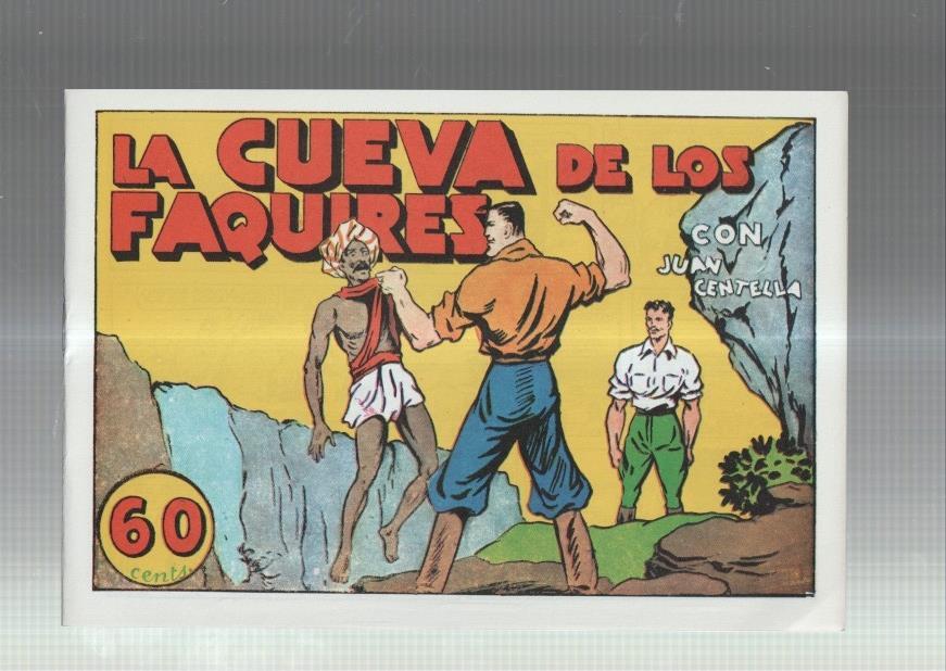 Facsimil: Juan Centella coleccion Audaz: La cueva de los faquires