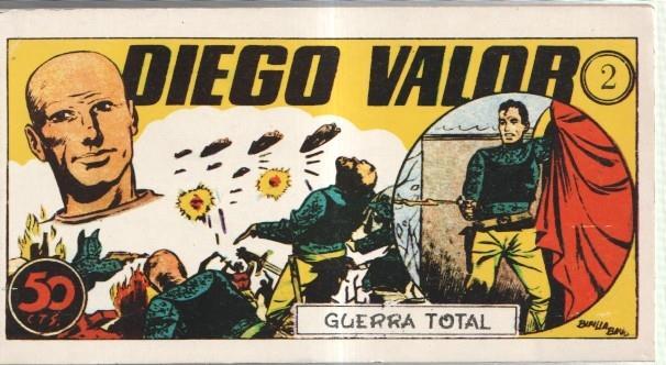 Facsimil: Diego Valor tomito numero 2: Guerra total