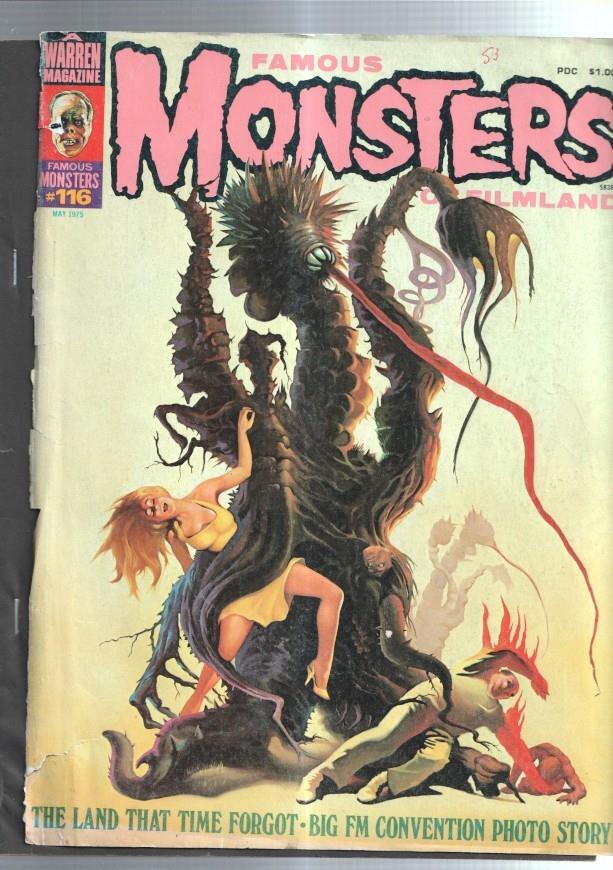 Warren Magazine: Famous Monsters numero 116 (cubierta suelta segun imagen)