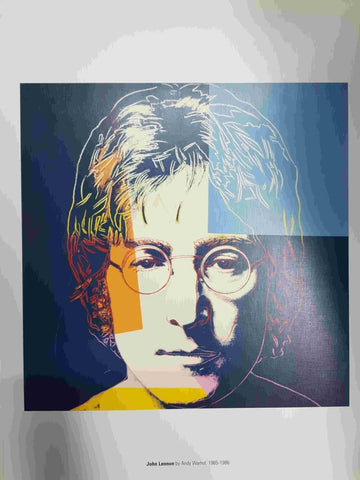 Lamina, litografia num 03: John Lenon por Andy Warhol (1985-86)