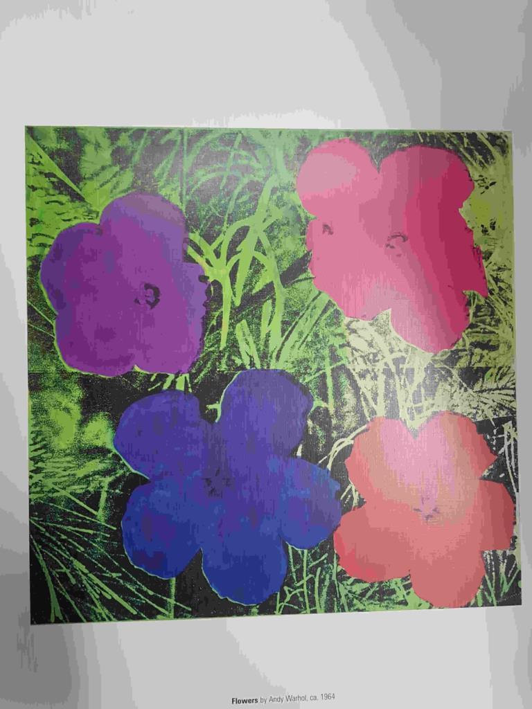 Lamina, litografia num 09: Flowers por Andy Warhol (ca. 1964)