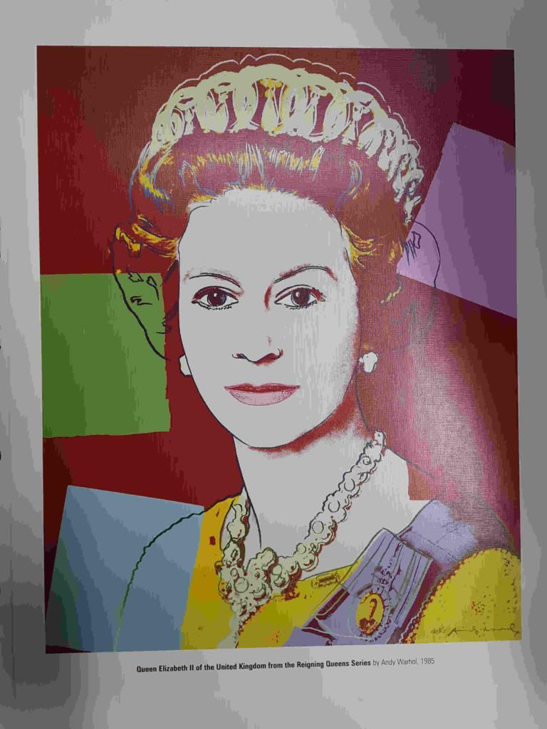 Lamina, litografia num 11: Queen Elizabeth II of the United Kingdom from the Reigning Queens Series por Andy Warhol (1985)