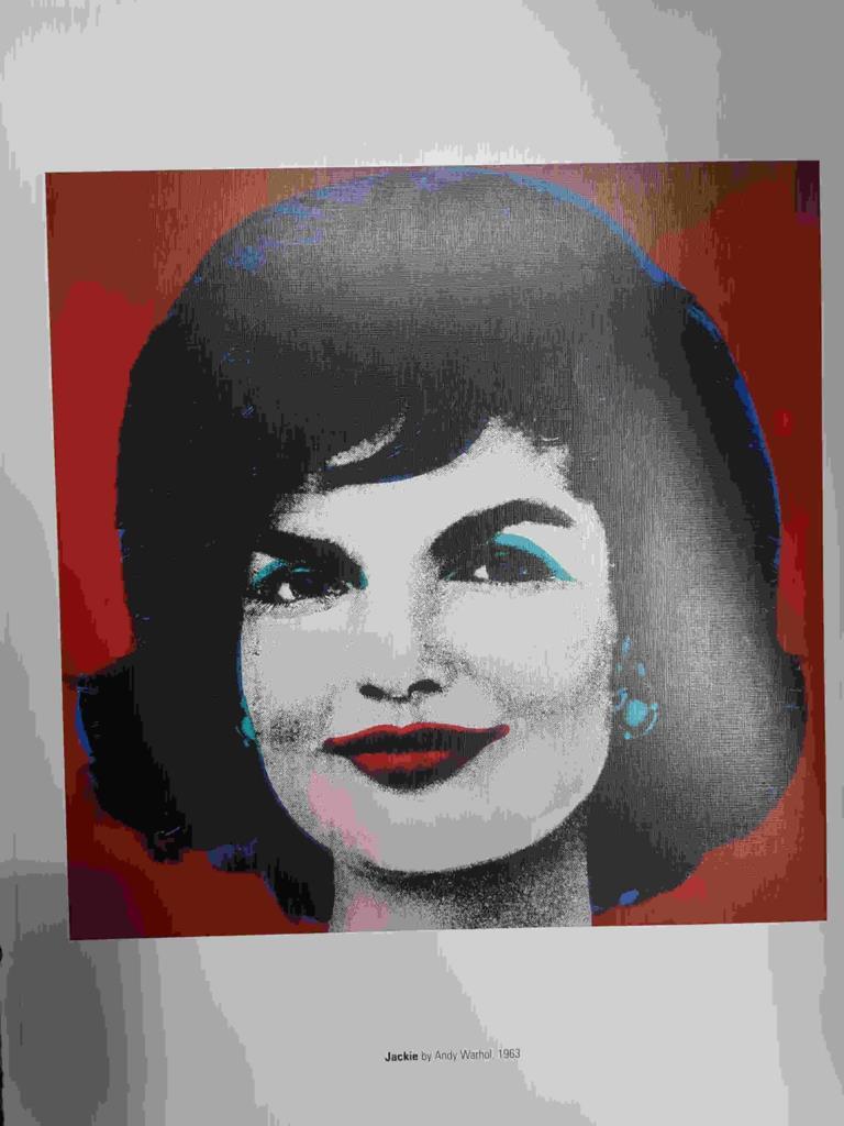 Lamina, litografia num 12: Jackie por Andy Warhol (1963)