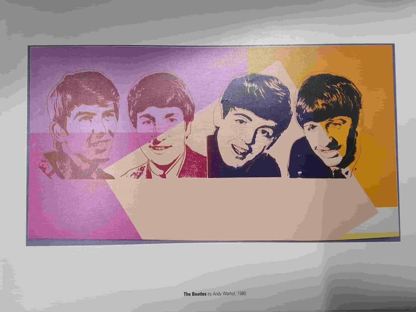 Lamina, litografia num 21: The Beatles por Andy Warhol (1980)