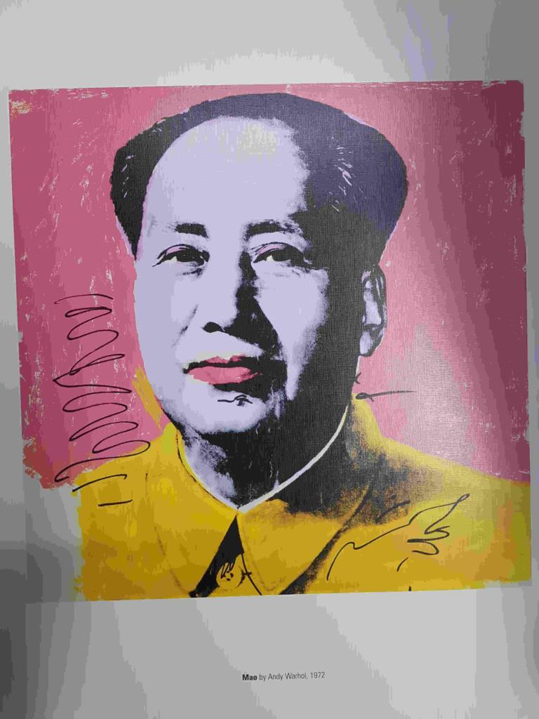 Lamina, litografia num 23: Mao por Andy Warhol (1972)