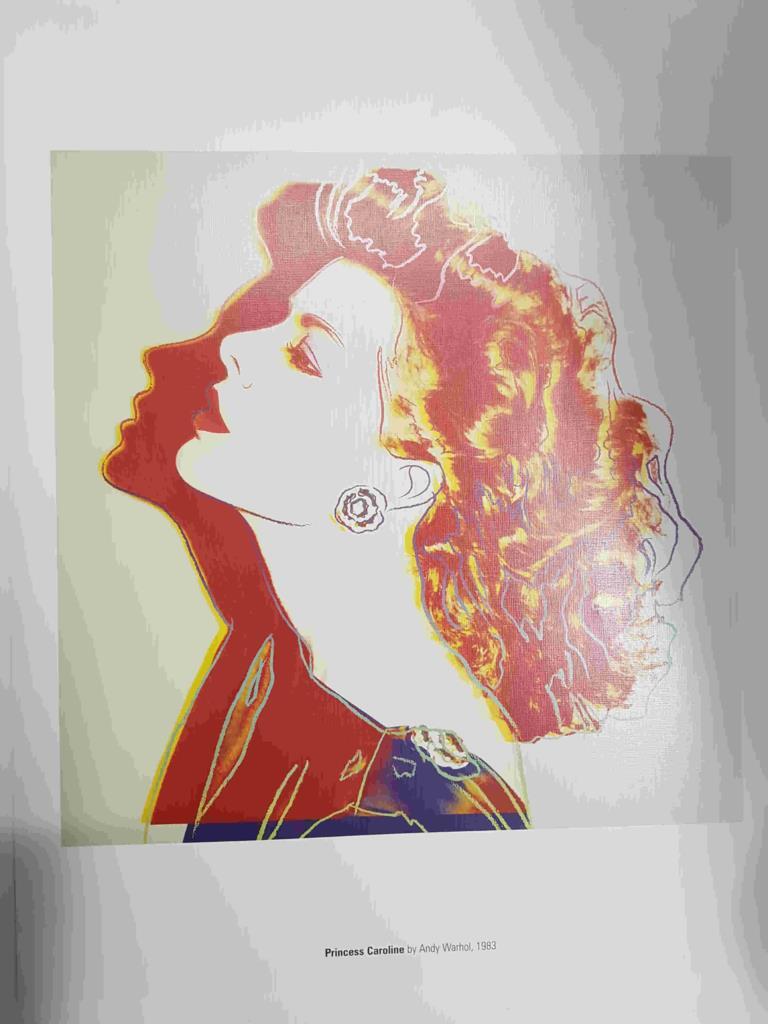 Lamina, litografia num 24: Princess Caroline por Andy Warhol (1983)
