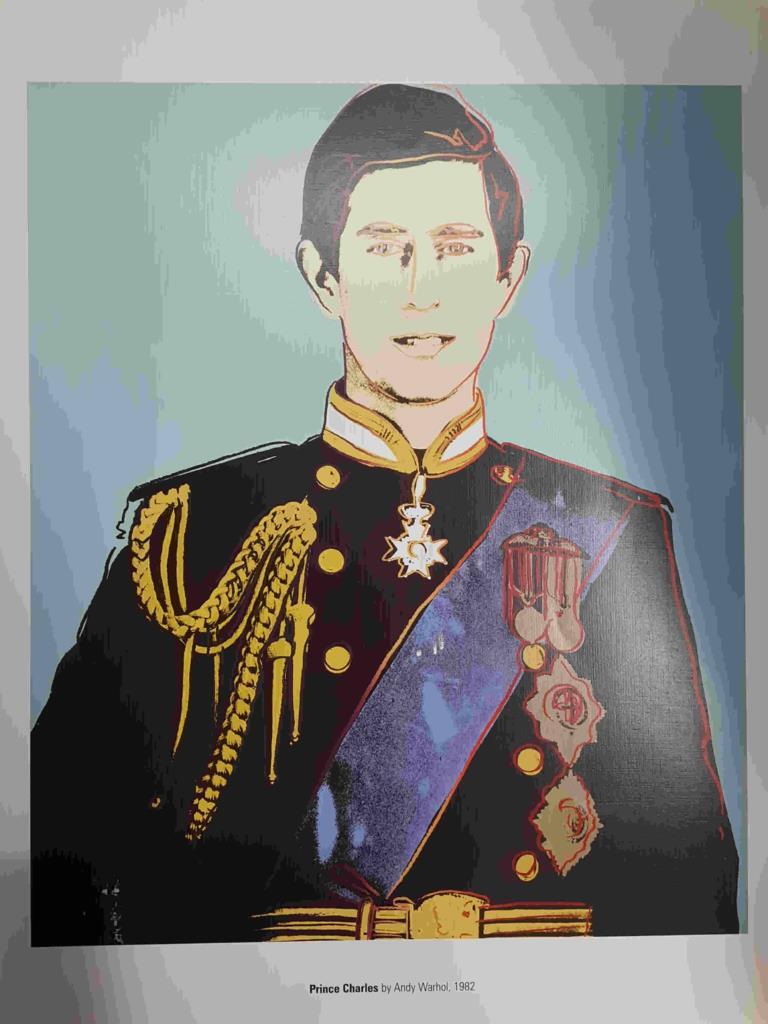 Lamina, litografia num 32: Prince Charles por Andy Warhol (1982)
