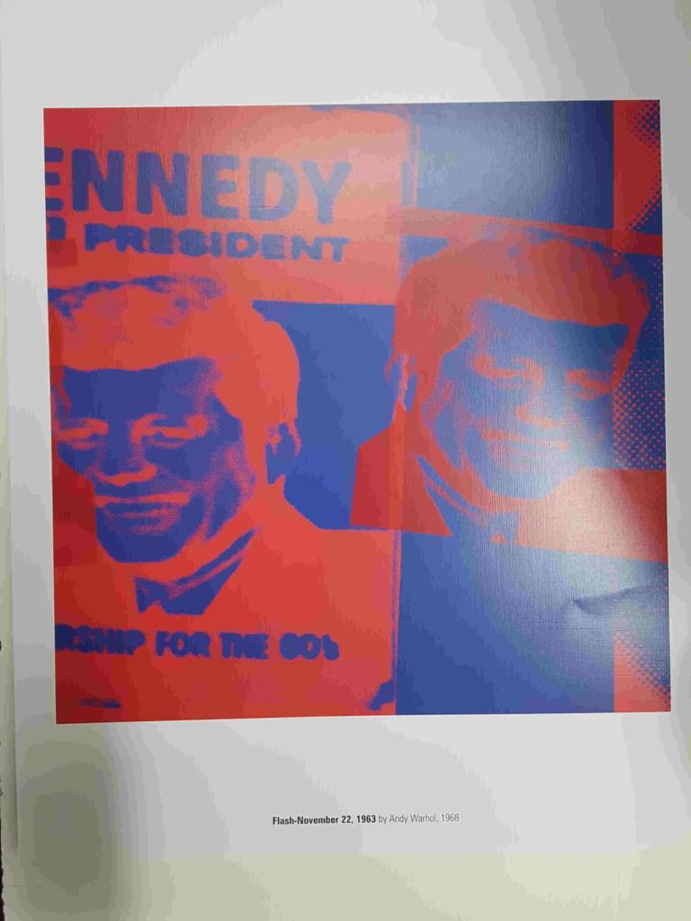 Lamina, litografia num 37: Flash-November 22, 1963 por Andy Warhol (1968)