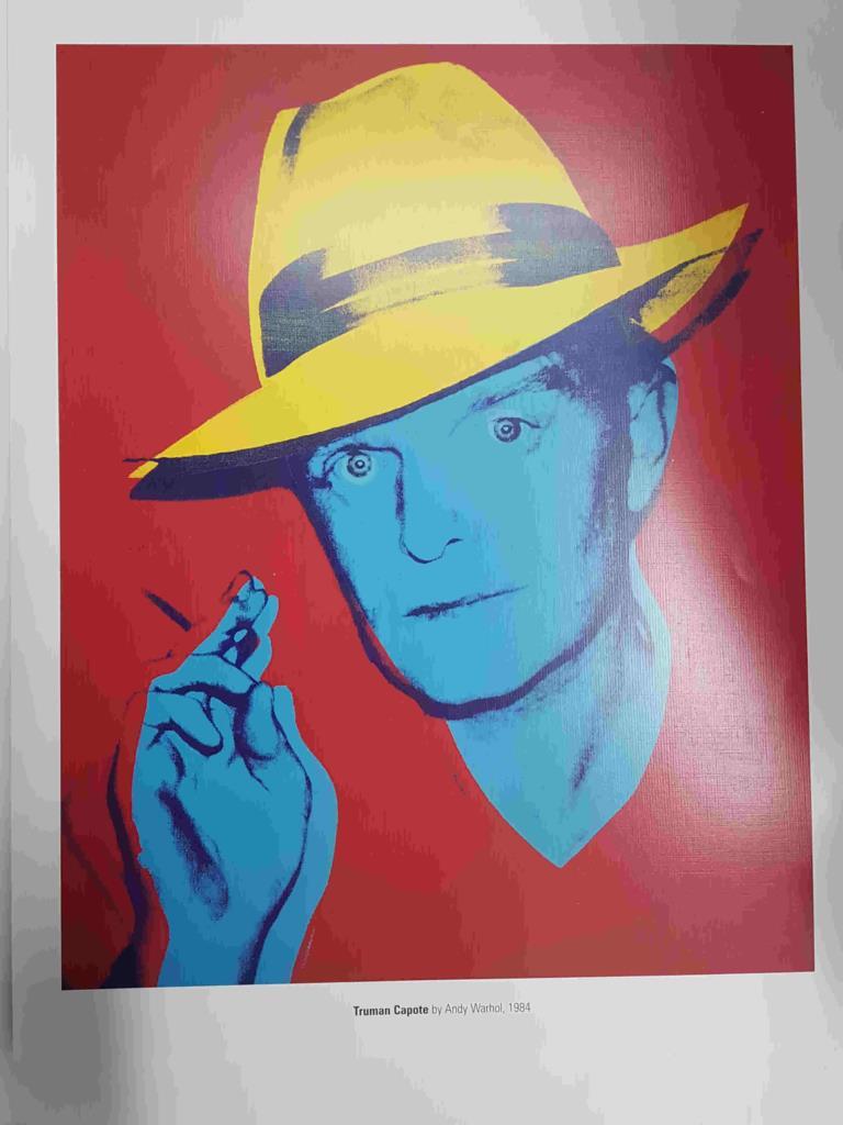 Lamina, litografia num 38: Truman Capote por Andy Warhol (1984)