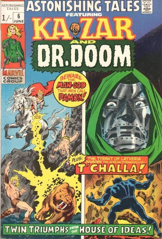 Astonishing Tales Vol. 1, No. 06 Ka-zar and Dr. Doom 