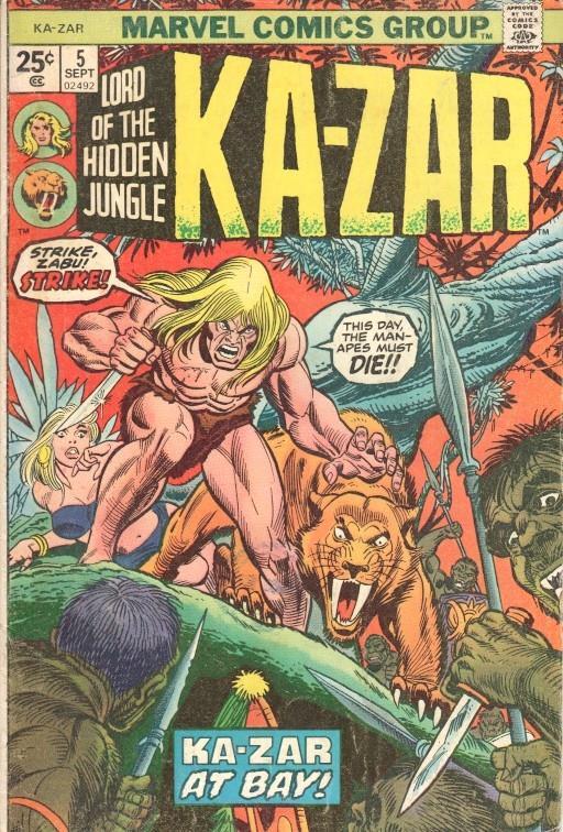Ka-zar Lord of the Hidden Jungle Vol. 1, No. 05