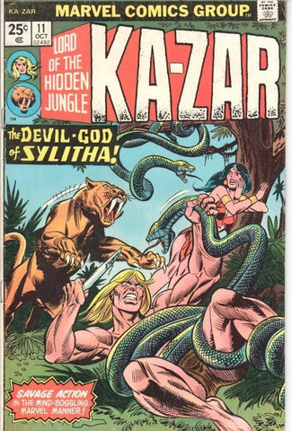Ka-zar Lord of the Hidden Jungle Vol. 1, No. 11