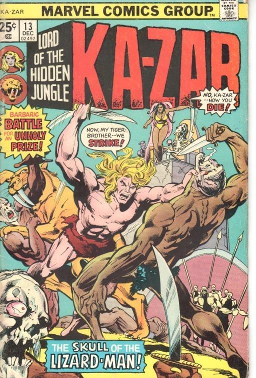 Ka-zar Lord of the Hidden Jungle Vol. 1, No. 13