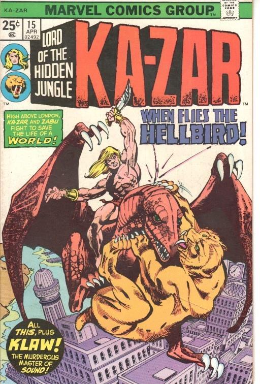 Ka-zar Lord of the Hidden Jungle Vol. 1, No. 15