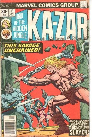 Ka-zar Lord of the Hidden Jungle Vol. 1, No. 19