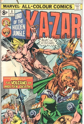 Ka-zar Lord of the Hidden Jungle Vol. 1, No. 08