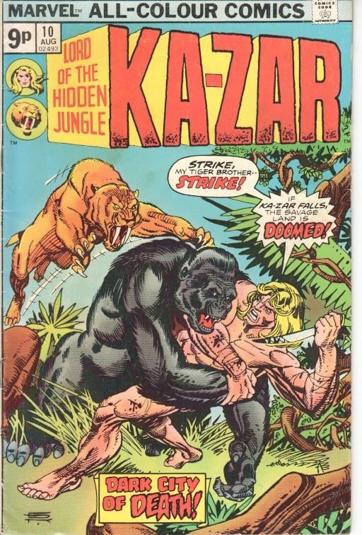 Ka-zar Lord of the Hidden Jungle Vol. 1, No. 10