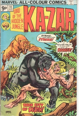 Ka-zar Lord of the Hidden Jungle Vol. 1, No. 10