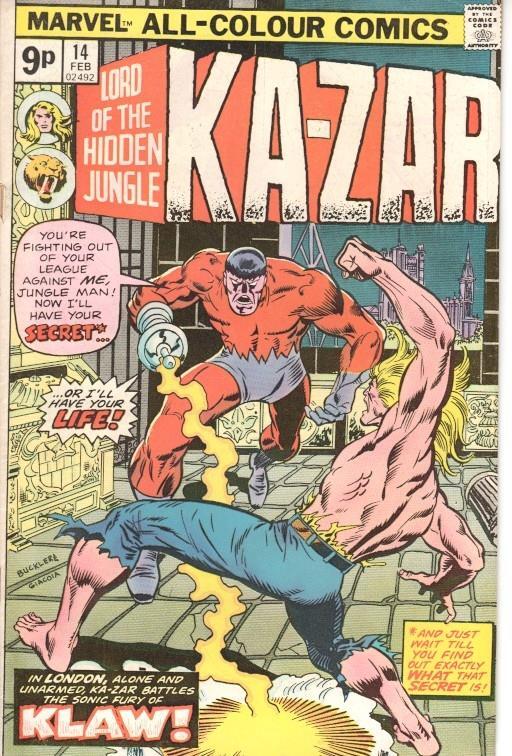 Ka-zar Lord of the Hidden Jungle Vol. 1, No. 14