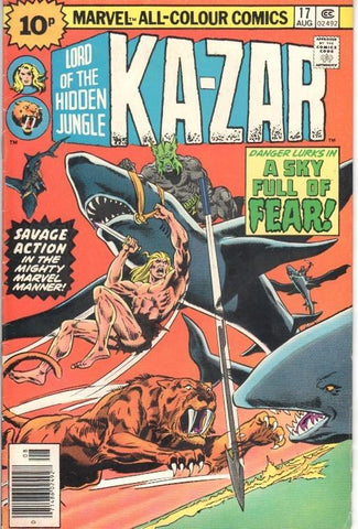 Ka-zar Lord of the Hidden Jungle Vol. 1, No. 17