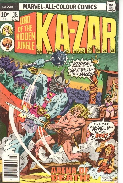 Ka-zar Lord of the Hidden Jungle Vol. 1, No. 18