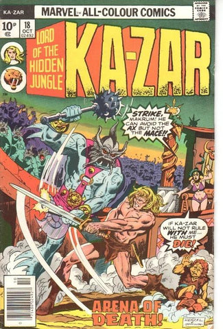 Ka-zar Lord of the Hidden Jungle Vol. 1, No. 18