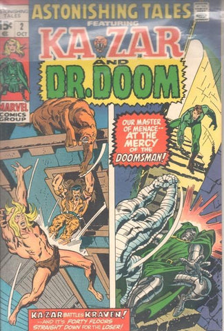 Astonishing Tales Vol. 1, No. 02 Ka-zar and Dr. Doom 