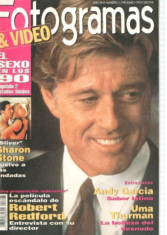 Fotogramas numero 1798, junio 1993: Sharon Stone vuelce a las andadas- La peli-