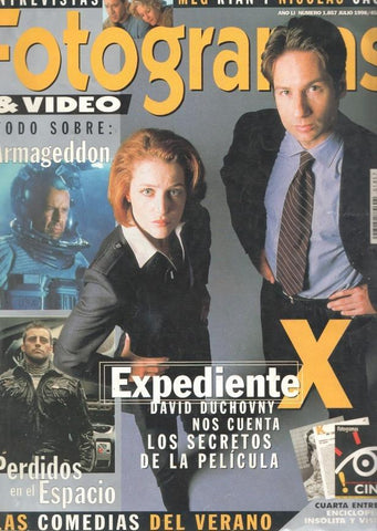 Fotogramas numero 1857, julio 1998: Expediente X, David Duchovny, nos cuenta