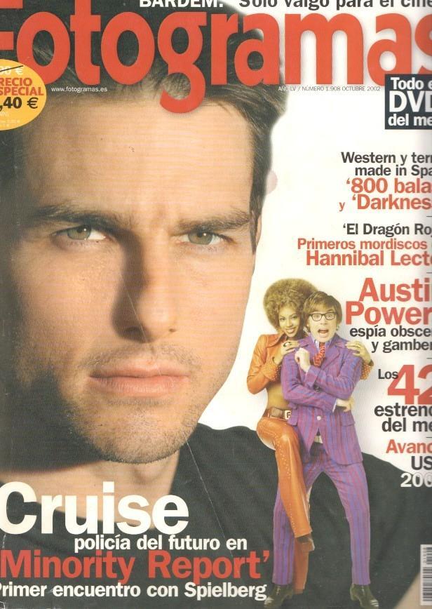 Fotogramas numero 1908, octubre 2002: Cruise policia del futuro en Minority Report, 