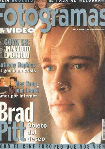 Fotogramas numero 1864, febrero 1999: Brad Pitt, objeto del deseo- Goya 98