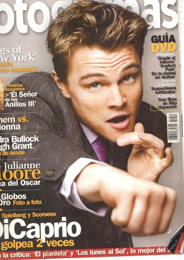 Fotogramas numero 1912, febrero 2003: Dicaprio, golpea 2 veces- El Señor de