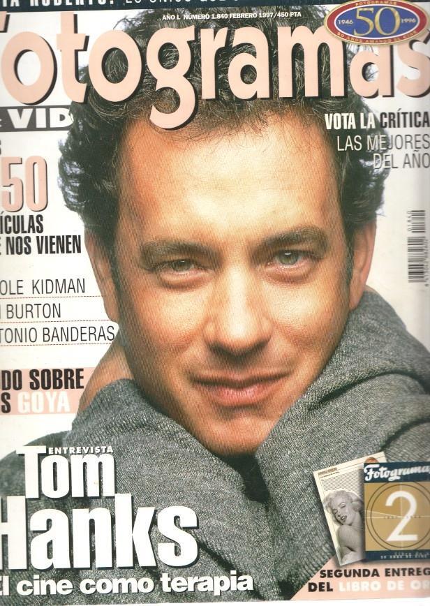 Fotogramas numero 1840, febrero 1997: Tom Hanks, el cine como terapia- Las